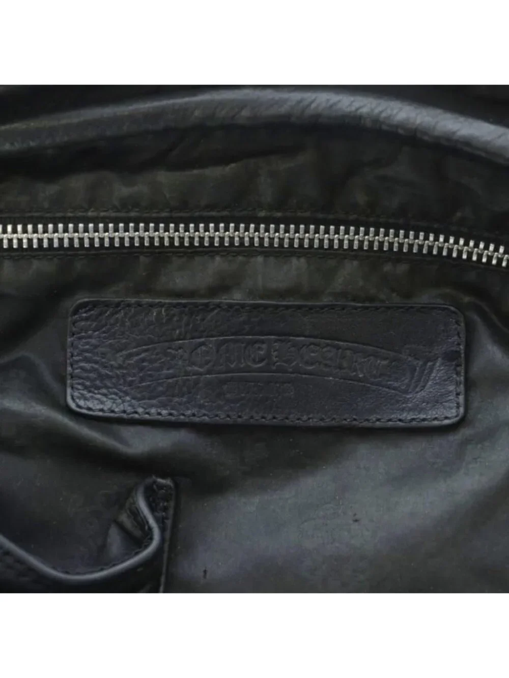 Chrome Hearts Gym MD Gymbag Medium Tote Bag Cemetery Cross Patch Leather Dager